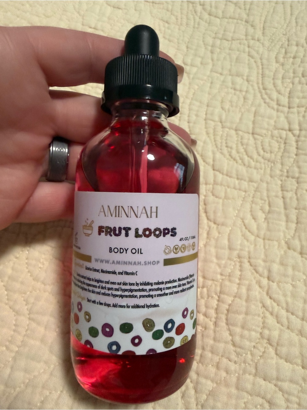 Aminnah “Fruit Loops” Face and Body Oil!